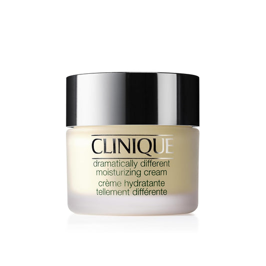Clinique Crema facial hidratante dramáticamente diferente de 3 pasos | Hidratante facial para tipos de piel seca, 1.7 onzas líquidas