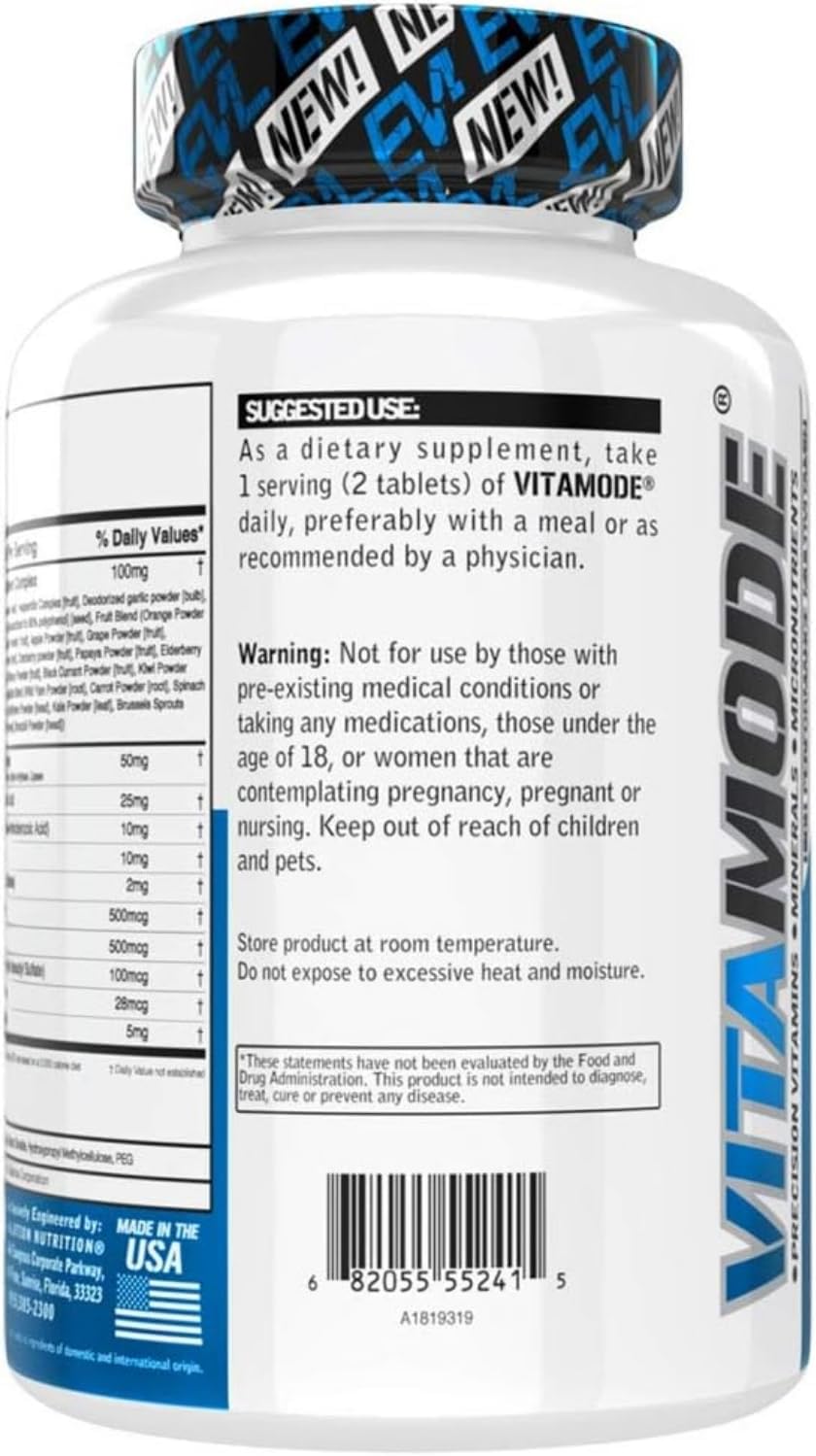 EVL Advanced Daily Multivitamin - Multivitamínico diario avanzado p...