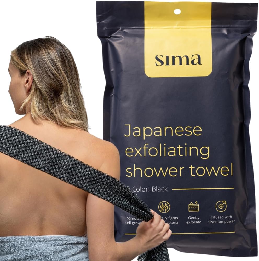 Toalla exfoliante para la cara y el cuerpo - Toalla exfoliante japo...