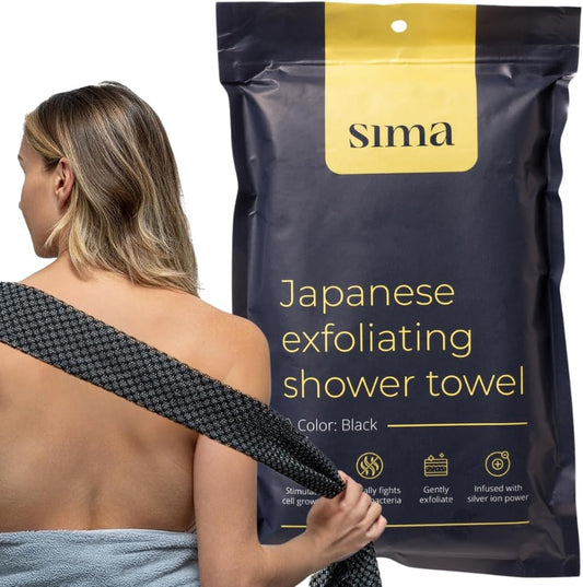 Toalla exfoliante para la cara y el cuerpo - Toalla exfoliante japo...