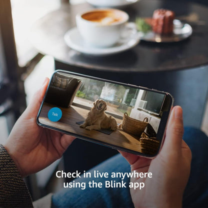 Blink Mini - Cámara de seguridad inteligente compacta, conectable,...