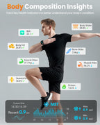 Relojes inteligentes para hombres, reloj inteligente AMOLED de salu...