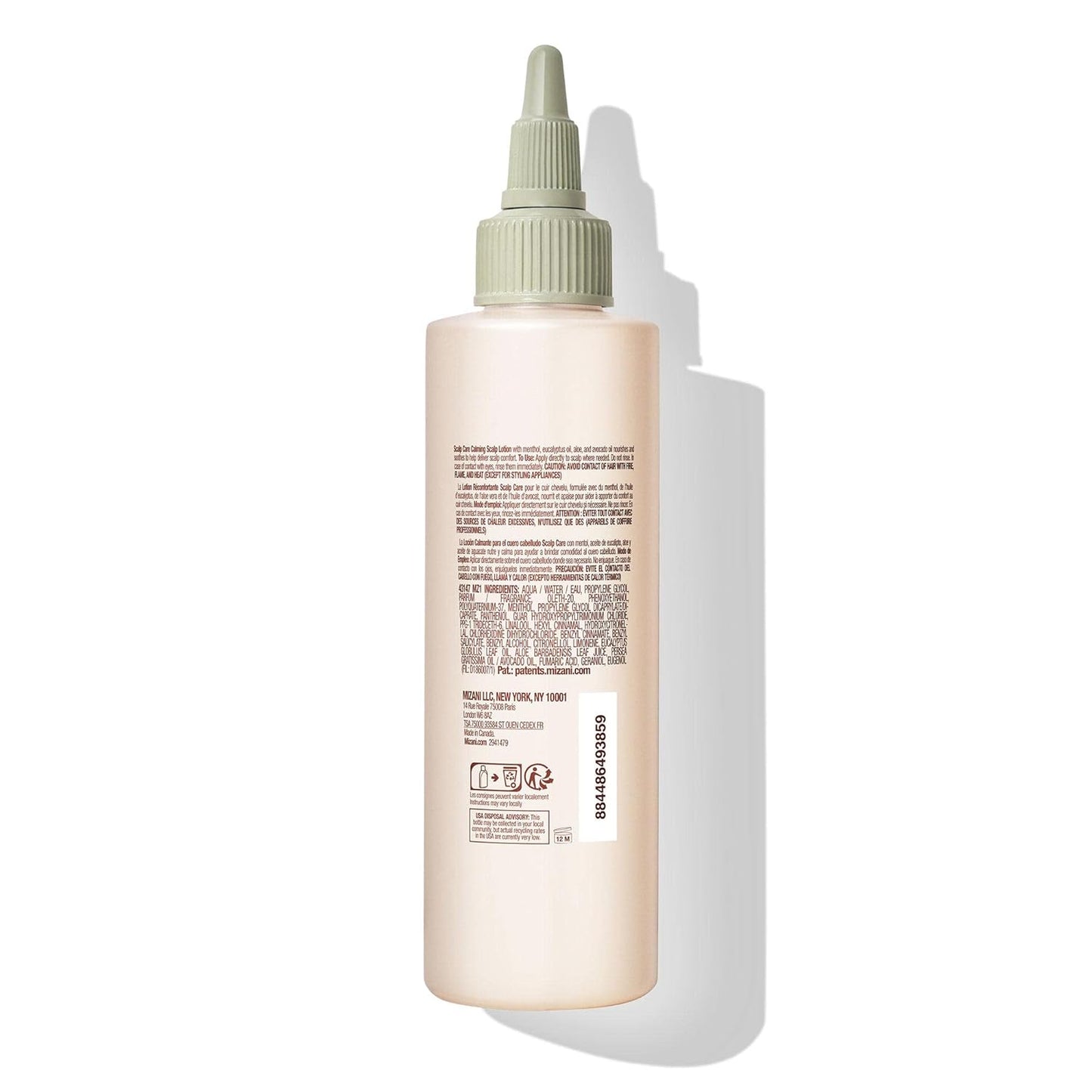 Mizani Scalp Care Loción calmante para el cuero cabelludo | Tratamiento de la caspa | Nutre y calma el cuero cabelludo | Para cabello rizado | 4 onzas líquidas