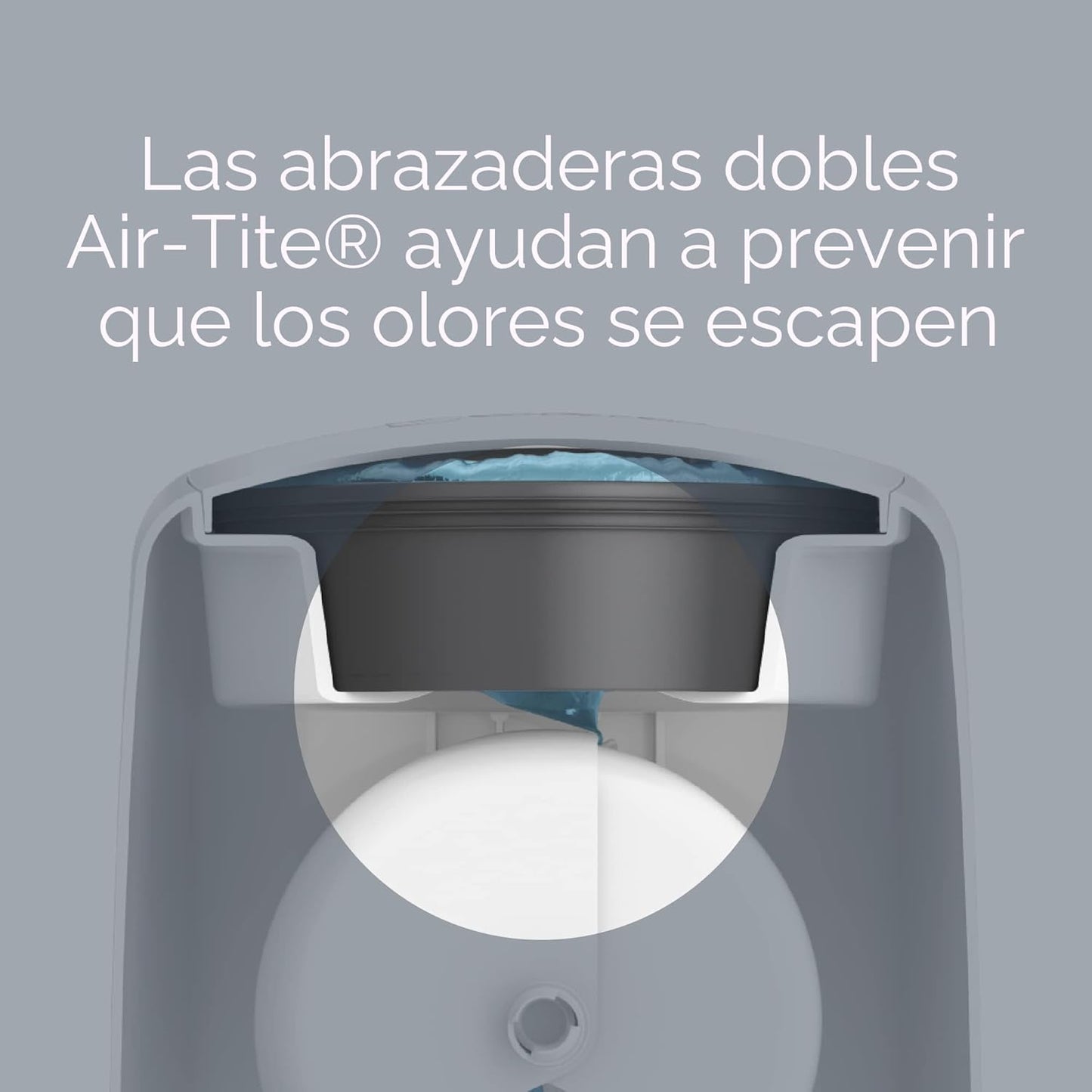 Cubeta contenedora pañales sucios con tecnología antiolor Playtex,...