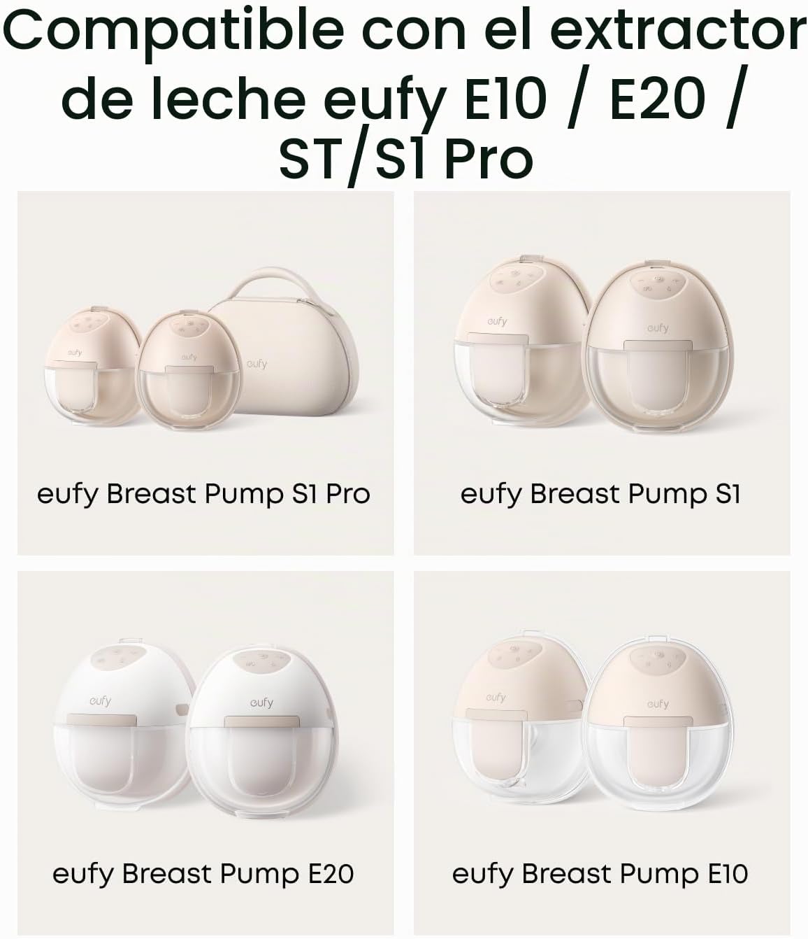 eufy Extractor de leche portátil E10\/E20\/S1\/S1 Pro, diafragma (p...