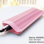 ANGENIL - Alfombrilla de silicona resistente al calor para plancha...