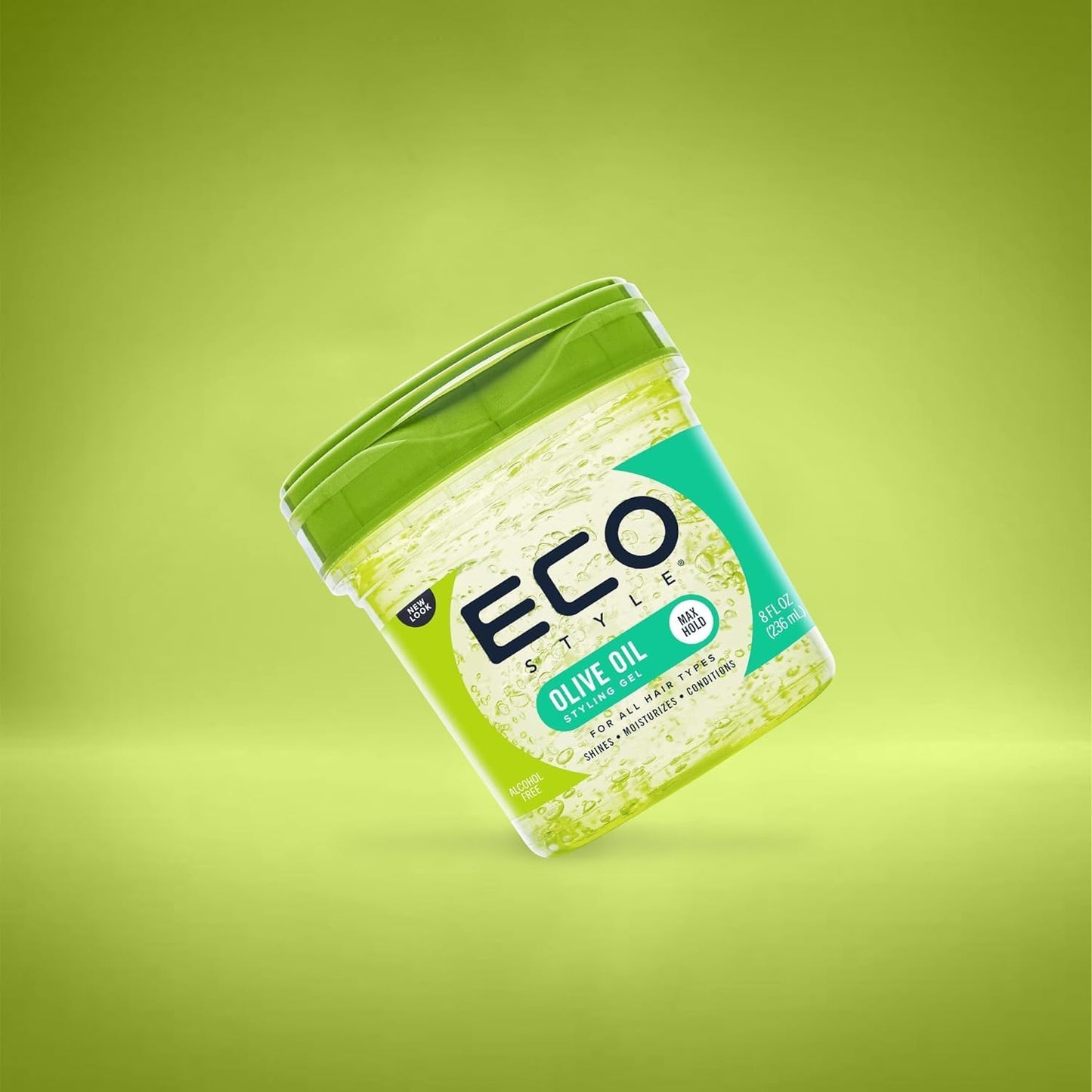 Eco Style Gel de Aceite de Oliva para Peinar - Añade brillo y contr...