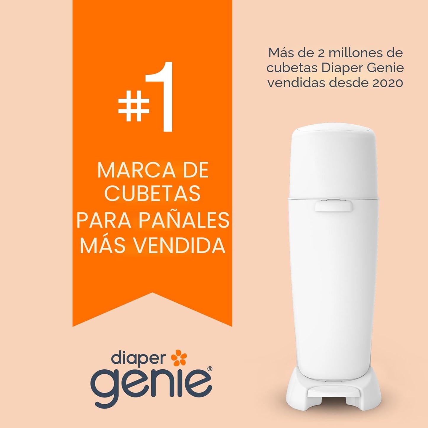 Repuesto de pañales Diaper Genie de Playtex, 270 unidades (paquete...