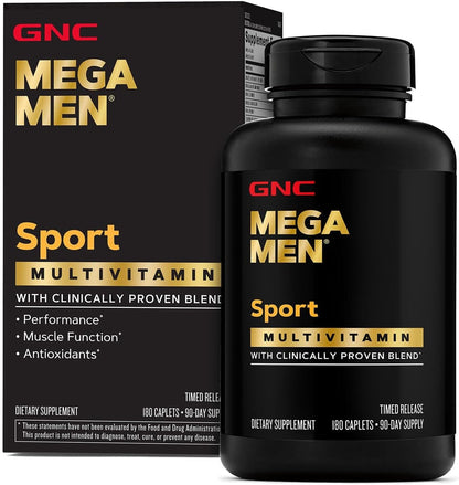 GNC Mega Men Sport Multivitamínico | Rendimiento, función muscular...