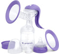 Lansinoh Extractor de leche manual, bomba de mano con borde cómodo,...