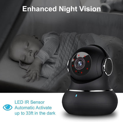 litokam Cámara de seguridad interior 2K, cámaras para seguridad del...