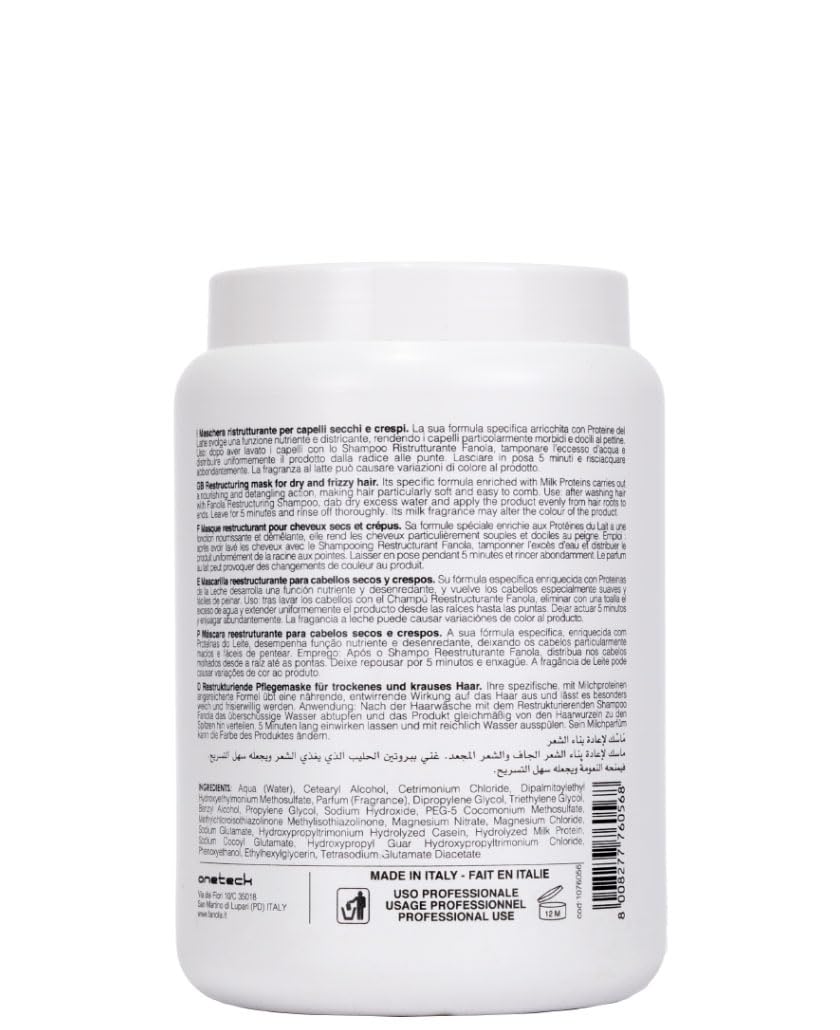 Fanola Mascarilla capilar acondicionadora profunda para cabello dañ...