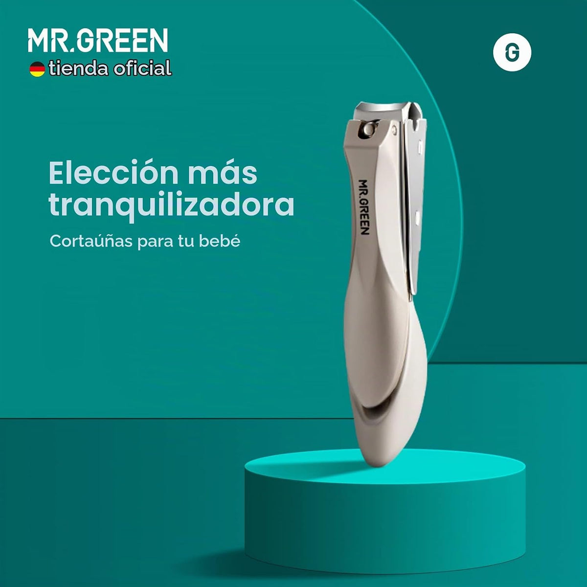 MR.GREEN Cortaúñas de Seguridad para Bebés Cortaúñas para el Cuidad...