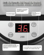 Vaporizador profesional para el cabello de altura ajustable, color...