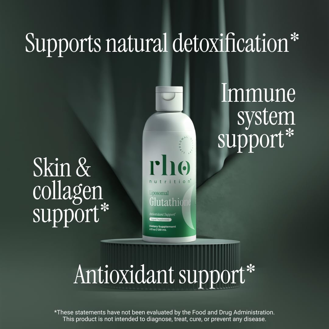 Rho Nutrition Glutatión liposomal \u2013 Suplemento de glutatión lí...