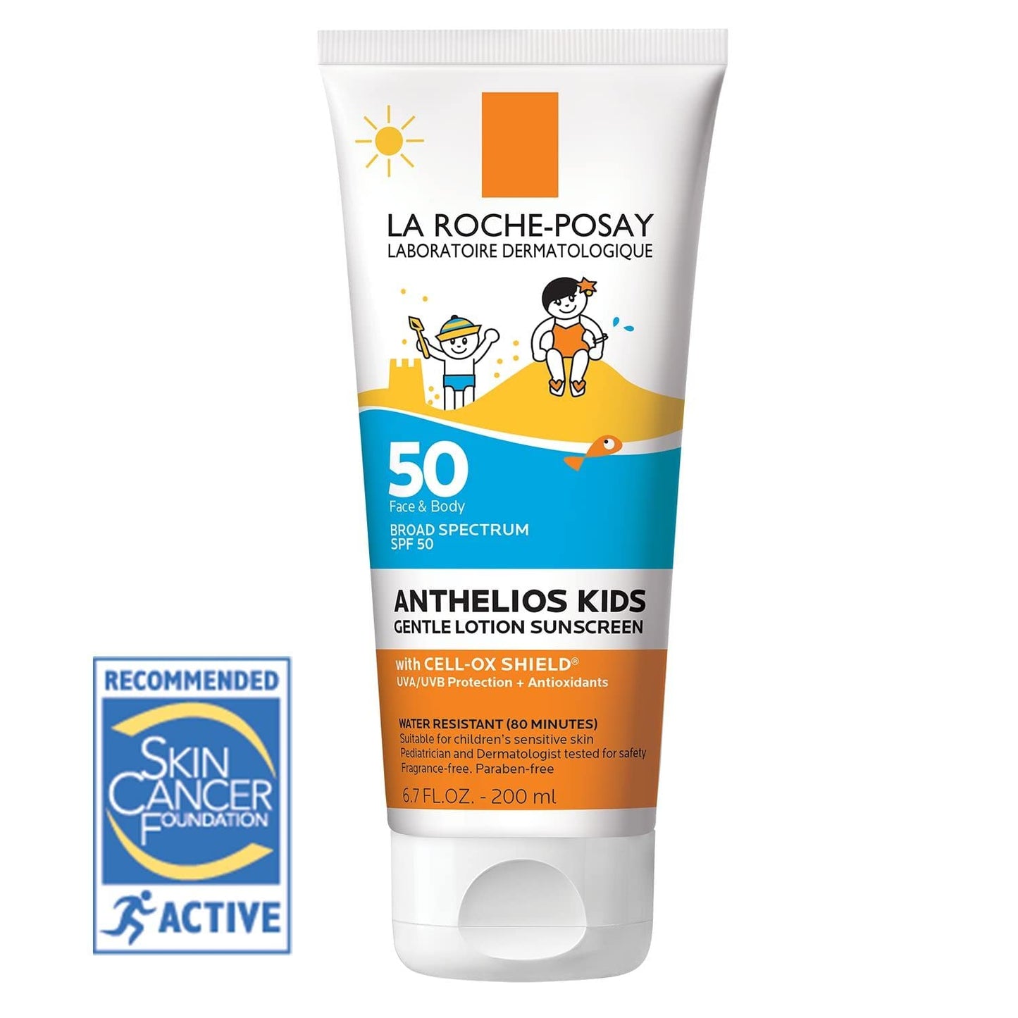 La Roche-Posay Anthelios Loción protectora solar para niños SPF 50,...