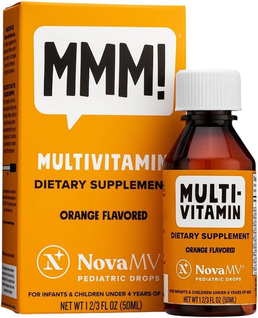 Suplemento multivitamínico de 1.7 fl oz para bebés y niños, de NovaMV