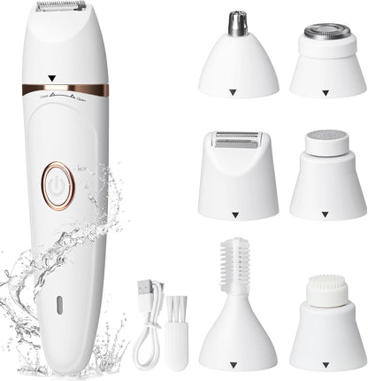 Depiladora facial para mujeres, maquinillas de afeitar eléctricas s...