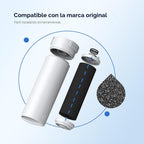 GLACIER FRESH XWFE - Filtro de agua para refrigerador (chip integra...