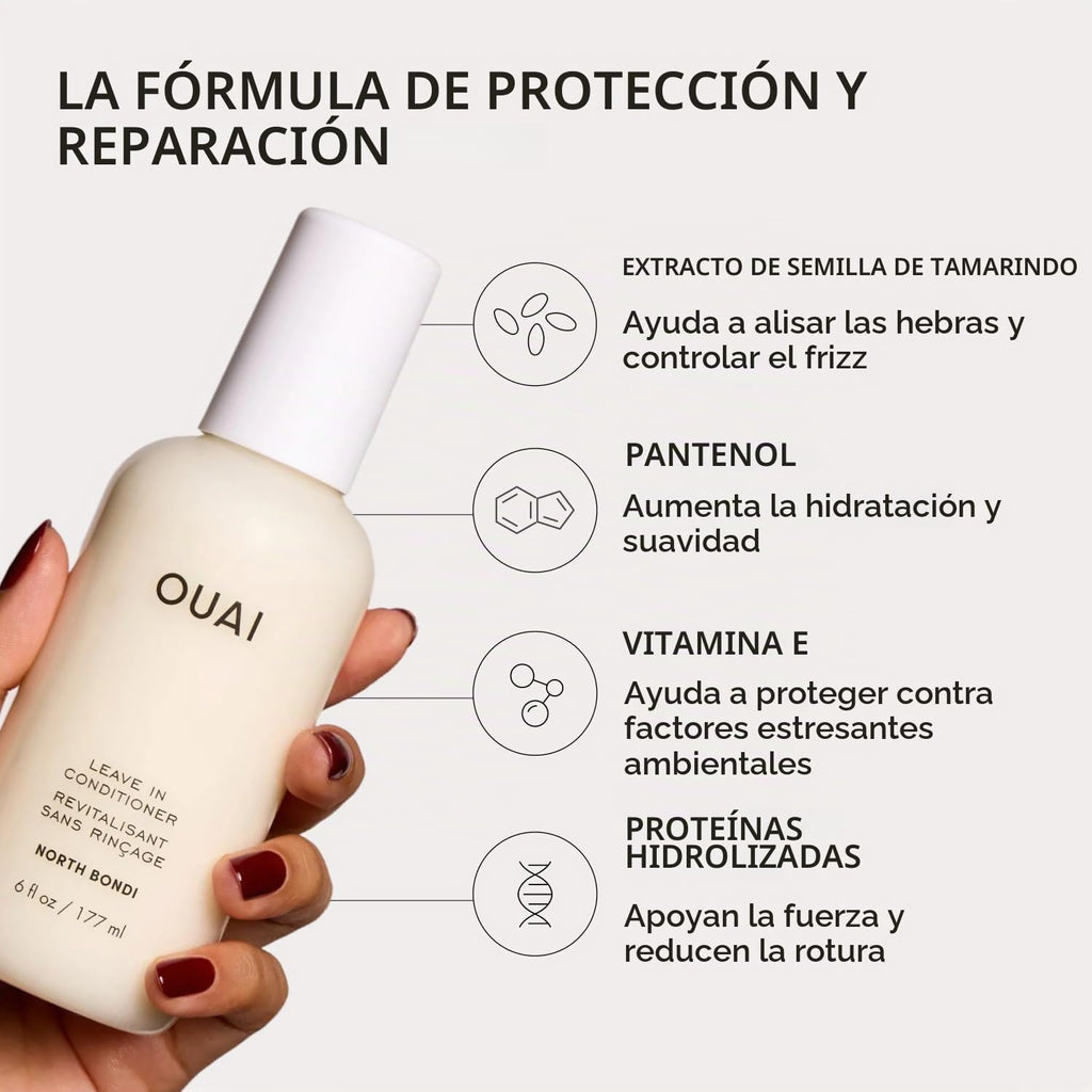 Acondicionador sin enjuague multitarea OUAI - Aroma North Bondi - T...
