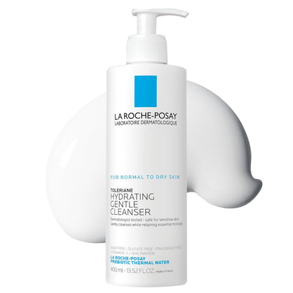 La Roche-Posay Toleriane - Limpiador facial suave e hidratante, lim...