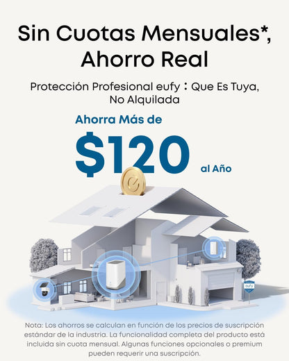 eufy Security Cámara Interior S350, Cámaras Duales, Cámara de Segur...