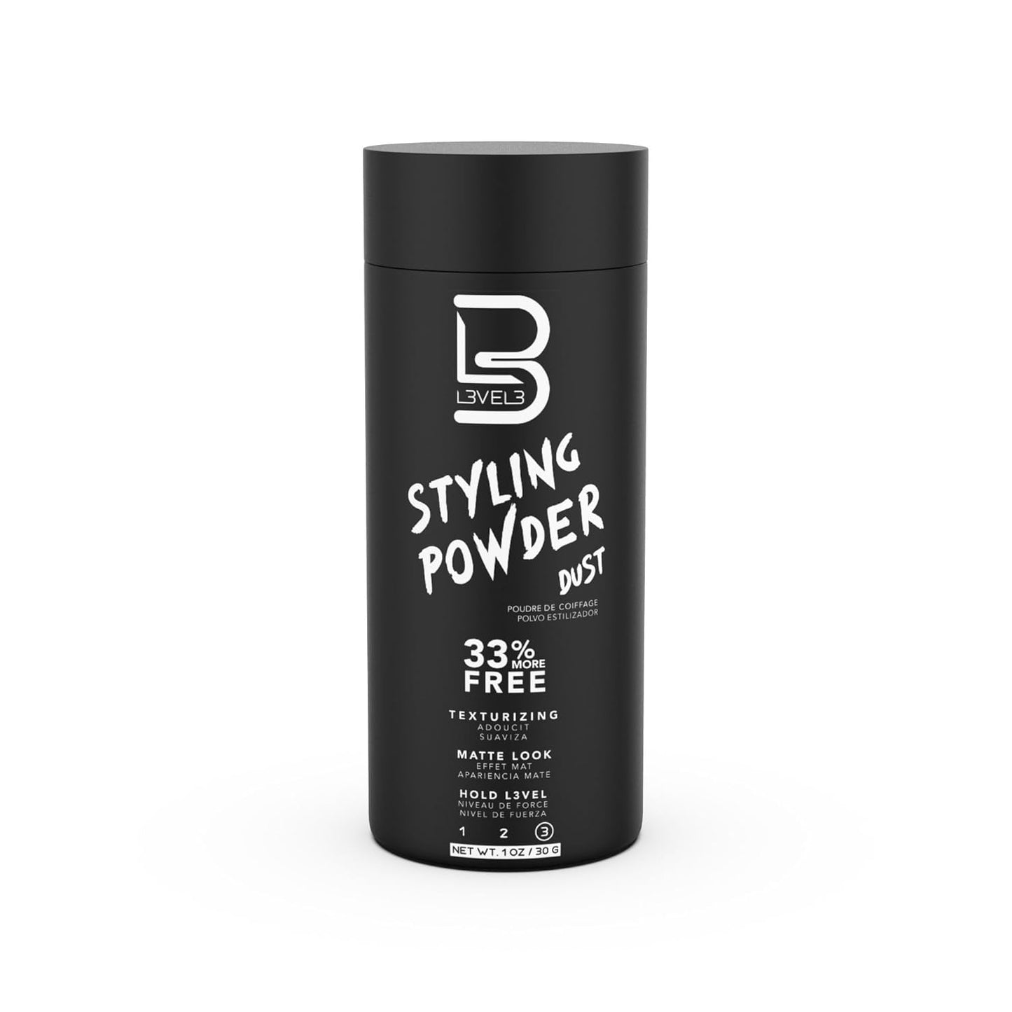 Polvo de Estilo L3 Nivel 3 - Polvo para Hombres de Aspecto Natural...