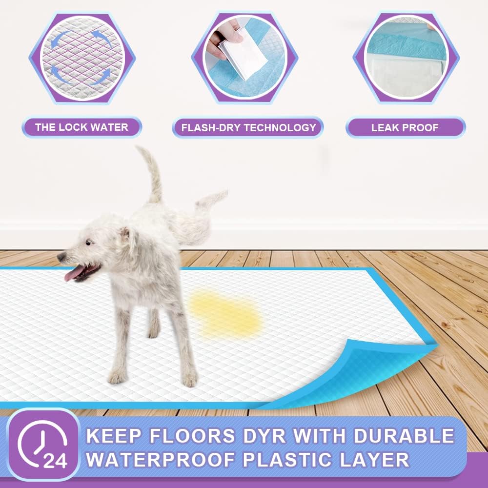 IMMCUTE - Almohadillas para orina de cachorros de 22"x23",...