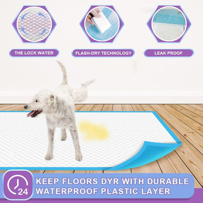 IMMCUTE Almohadillas desechables para orina de cachorros de 22 x 23...