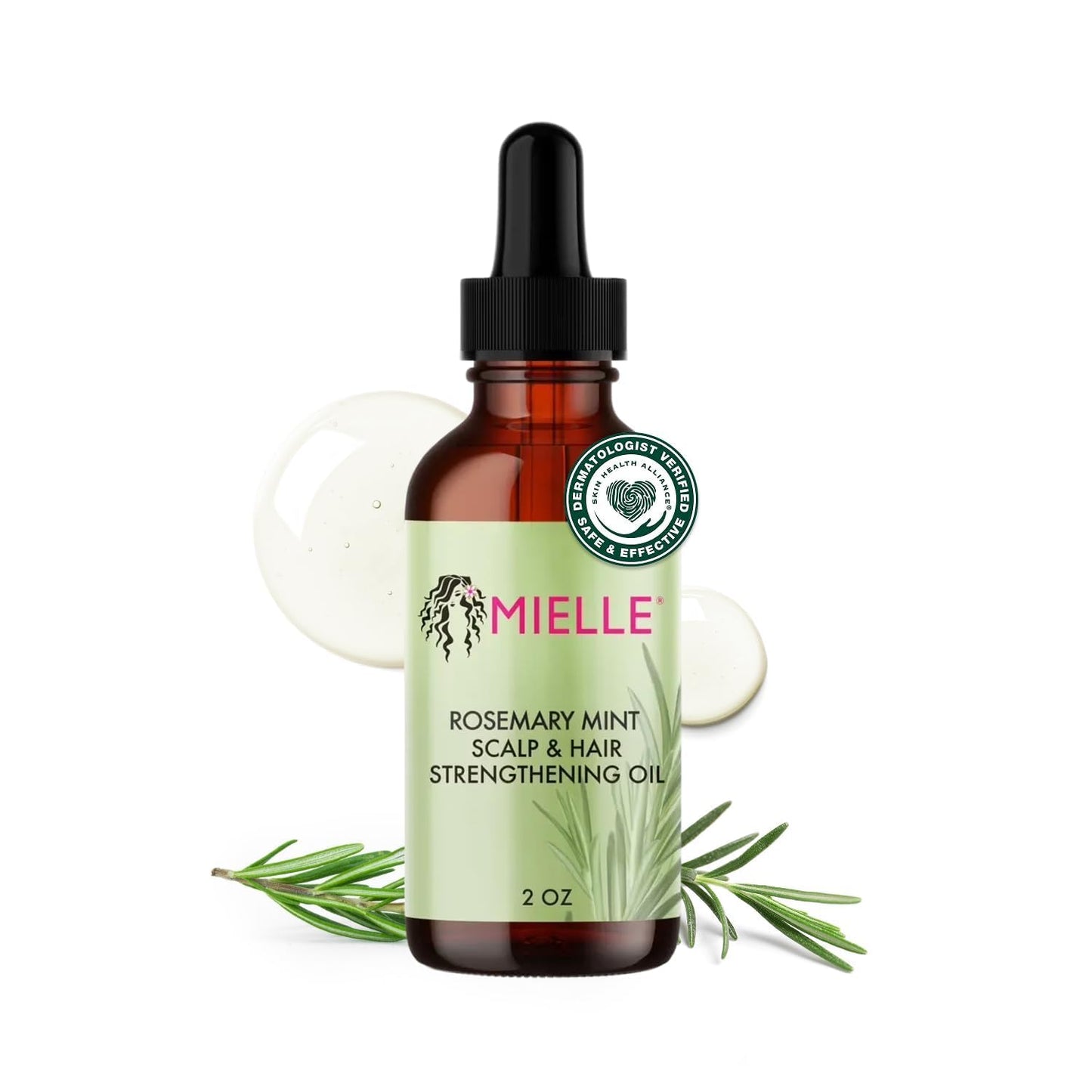 Mielle Organics - Aceite capilar de romero y menta - Aceite fortale...