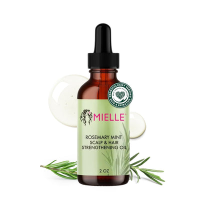 Mielle Organics - Aceite capilar de romero y menta - Aceite fortale...