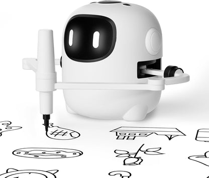RIVGOT Robot de dibujo para niños con 150 tarjetas, máquina de dibu...
