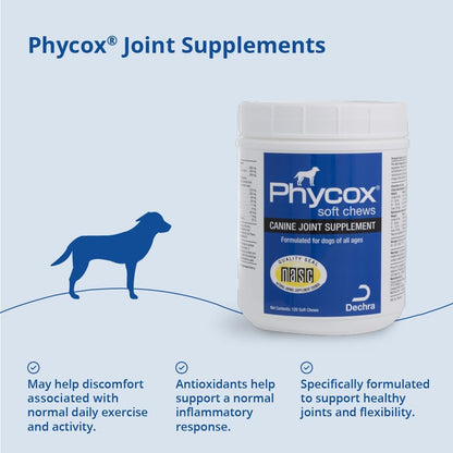 Phycox Suplemento para articulaciones de perro masticables suaves,...