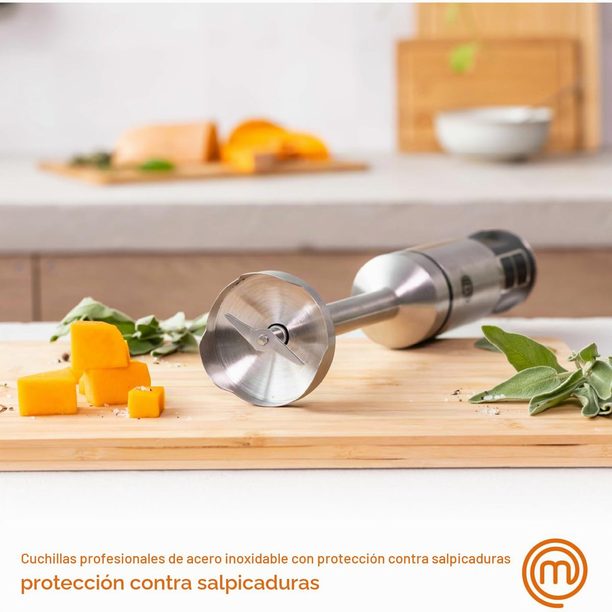 MasterChef - Batidora de inmersión de mano, varilla de mezcla de ac...