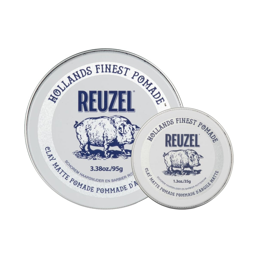 REUZEL Matte Clay Pomade 2026 - Juego de viaje por carretera, 3.38...