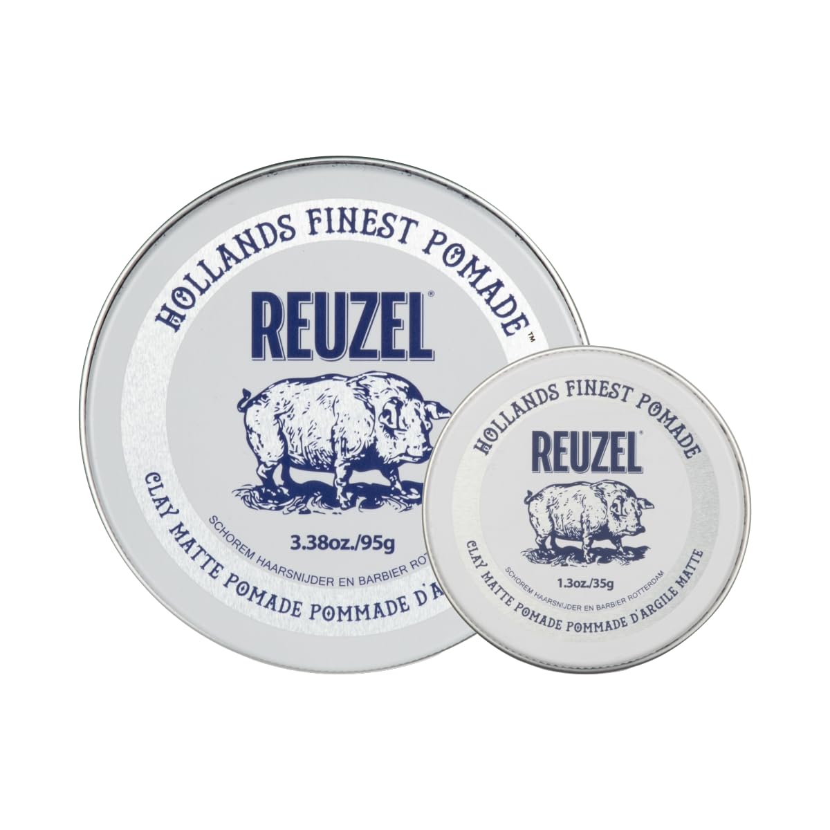 REUZEL Matte Clay Pomade 2026 - Juego de viaje por carretera, 3.38...