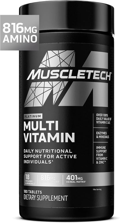 MuscleTech Platinum Multivitamins for Men &amp; Women - Suplemento...
