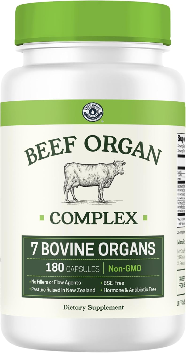 Suplemento de Órganos de Res Alimentados con Pasto - Complejo de 7...