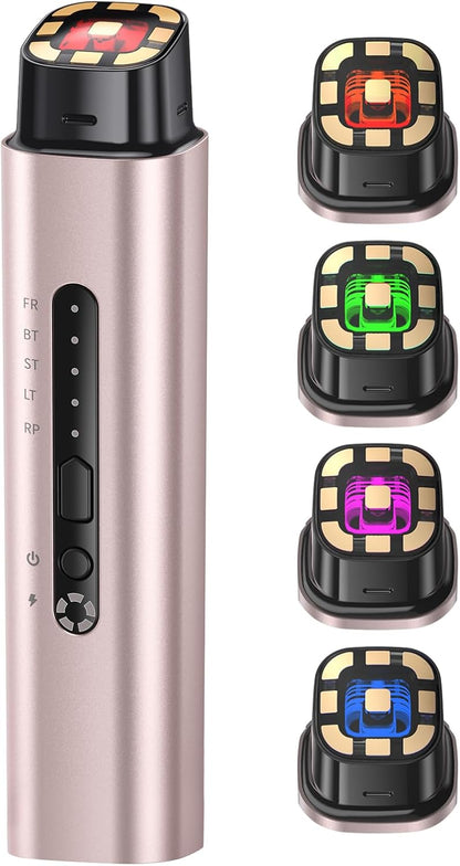 Oranmagic Microcurrent - Dispositivo facial 5 en 1 para apretar y l...