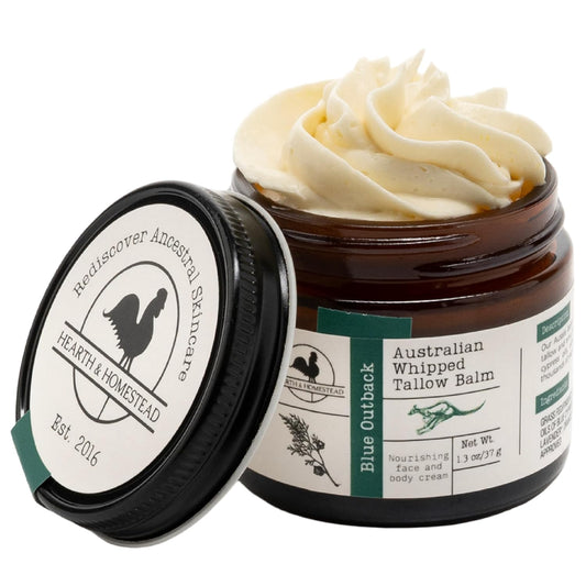 Hearth and Homestead: Bálsamo de Tallow batido australiano hecho a...