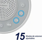 HOUSBAY Máquina de sonido Ruido blanco para dormir, gris | 31 sonid...