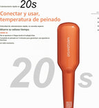 MEGAWISE - Cepillo alisador de cabello con apagado automático iónic...