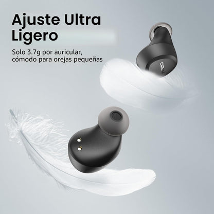 TOZO Auriculares inalámbricos A1 Bluetooth 5.3 de peso ligero en el...