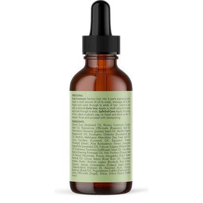 Mielle Organics - Aceite capilar de romero y menta - Aceite fortale...