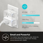 Kasa Smart Enchufe inteligente, compatible con Matter, monitoreo de...
