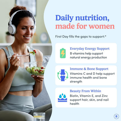 FIRST DAY Multivitamínico para mujeres \u2013 Gomitas multivitamíni...