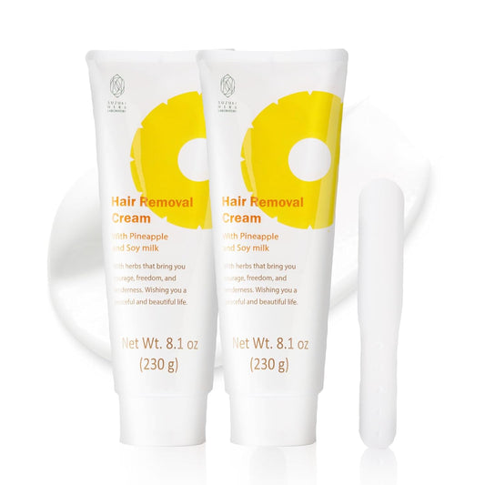 SUZUKI HERB LABORATORY Crema depilatoria para mujeres con piña y le...