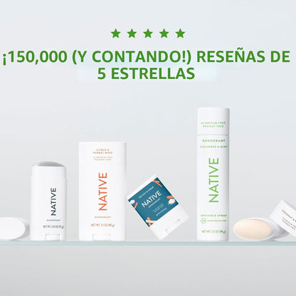 Desodorante Native Contiene Ingredientes Naturalmente Derivados, Co...
