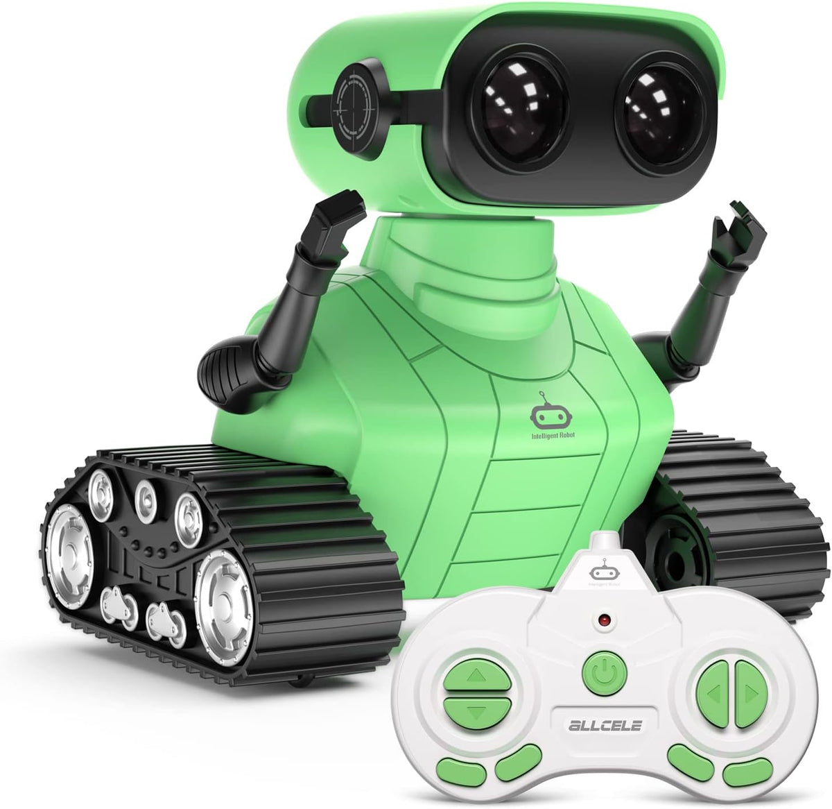 ALLCELE Juguetes robot, robot RC recargable para niños y niñas, jug...