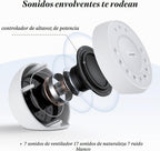 HOUSBAY Máquina de sonido brilla con ruido blanco para dormir, luz...